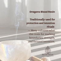 Secret Sense Natural Dragon’s Blood Resin Incense (60g)