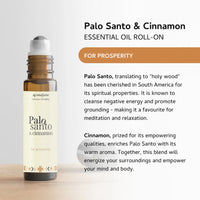 Natural vegan roll-on with sacred woods and spices