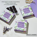 White Sage and Lavender Incense Bricks – Aromafume