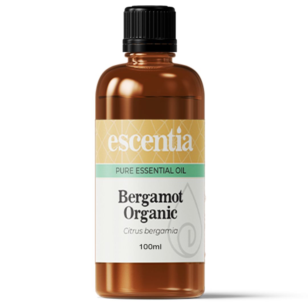 Escentia Bergamot Organic Essential Oil bottle