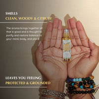 Natural roll-on oil for grounding and purification