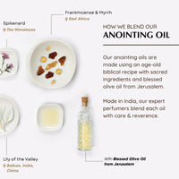 Aromafume Frankincense & Myrrh, Lily of the Valley, Spikenard Anointing Oils Gift Set