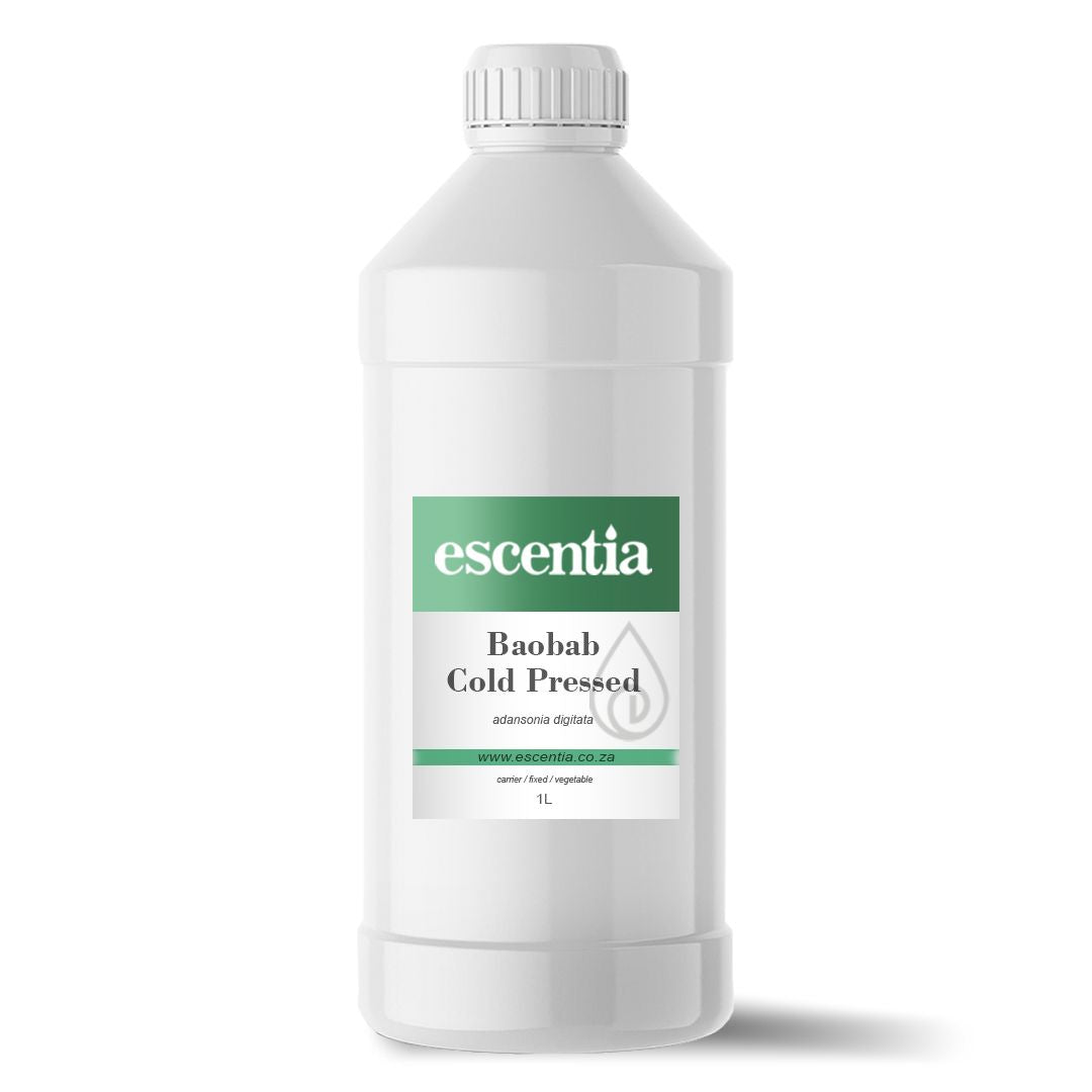 Escentia Baobab Cold Pressed Carrier Oil bottle