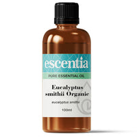 Escentia Eucalyptus Smithii Organic Essential Oil bottle