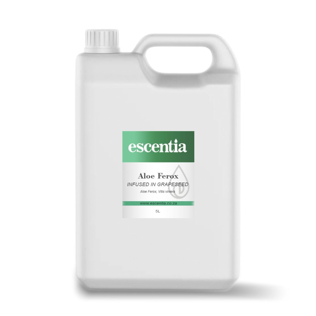 Escentia Aloe Ferox Infused in Grapeseed Oil Bottle
