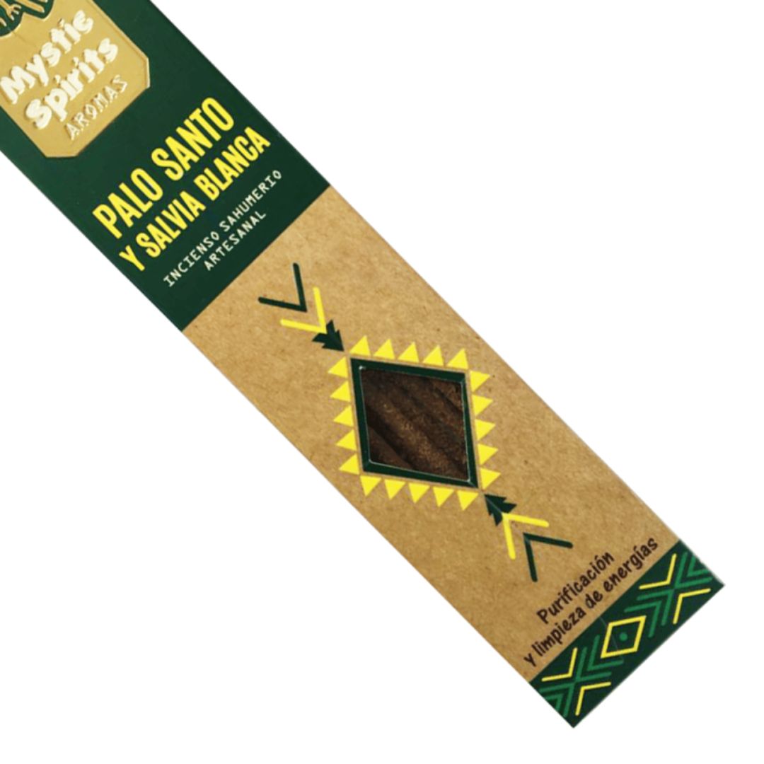 Pack of Palo Santo and White Sage incense wands