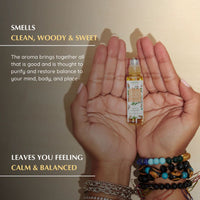 Vegan cleansing oil for spiritual balance and clarity