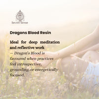 Secret Sense Natural Dragon’s Blood Resin Incense (60g)