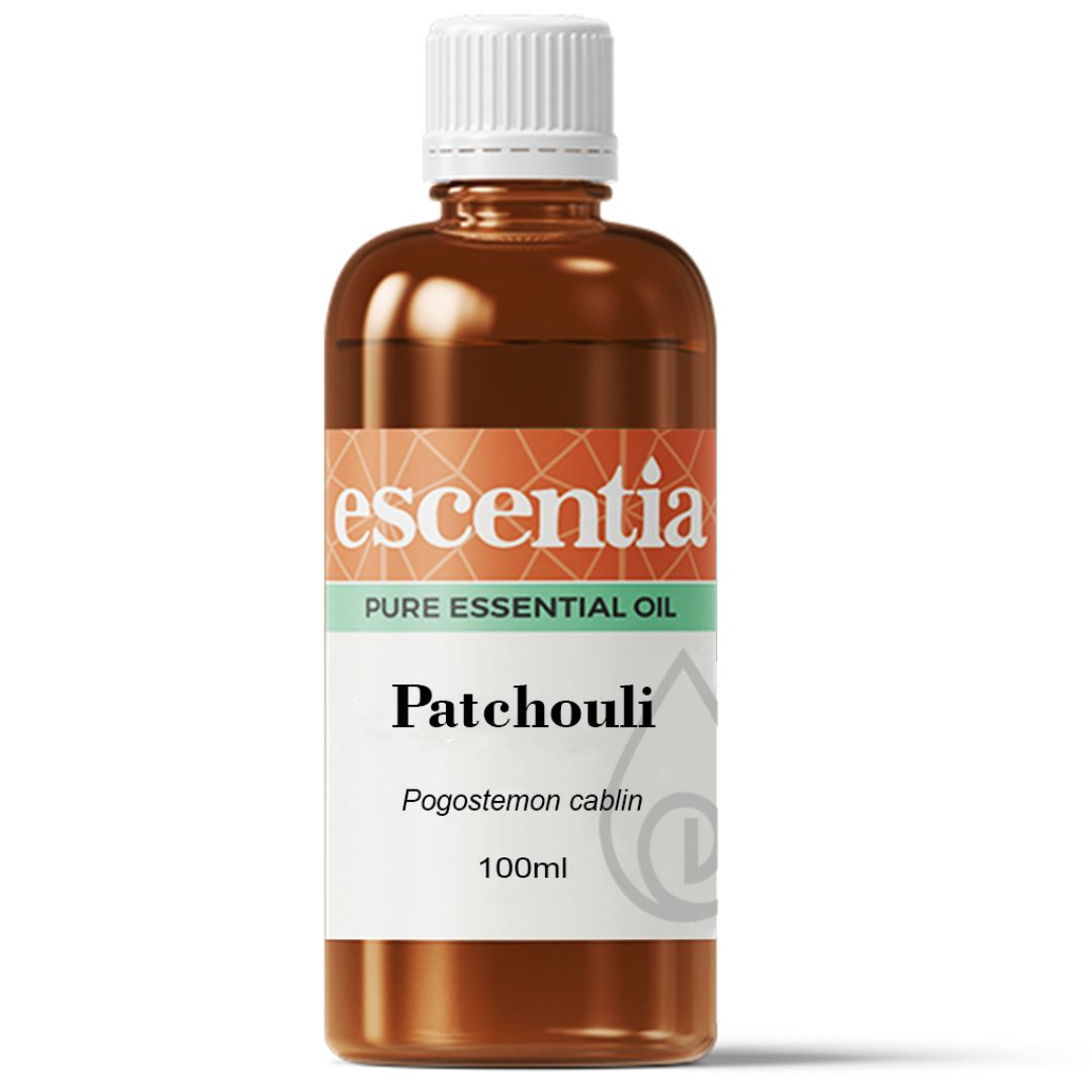 Escentia Patchouli Essential Oil Bottle