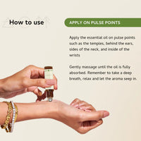 Aromatherapy roll-on for aura cleansing and calm