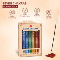 HEM 7 Chakra Incense Sticks Gift Pack | Balance & Harmony for Meditation and Yoga