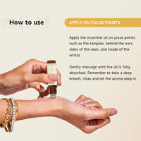 Natural vegan roll-on for aura cleansing