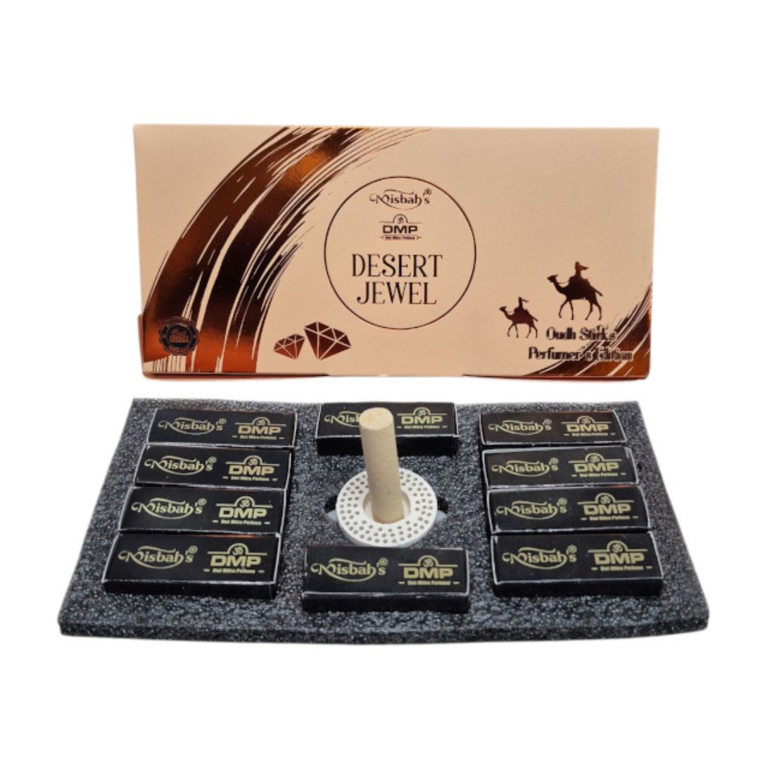 Misbah Desert Jewel Dhoop Gift Box with assorted incense