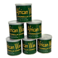 African Wax Citronella Insect Repellent Candle – Slow-Burning Mosquito and Fly Repellent for Indoor & Outdoor Use