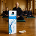 Alaukik Aquafresh incense sticks on a meditation mat – premium incense for mindfulness and spiritual rituals in South Africa.
