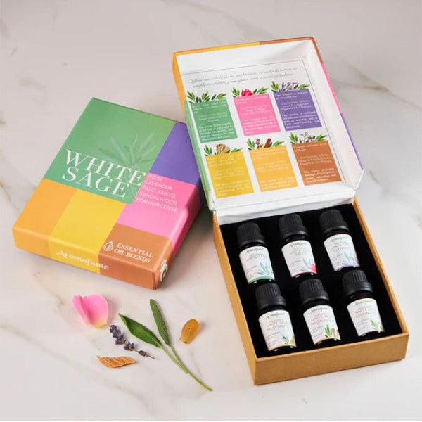 Aromafume White Sage Essential Oil Gift Set