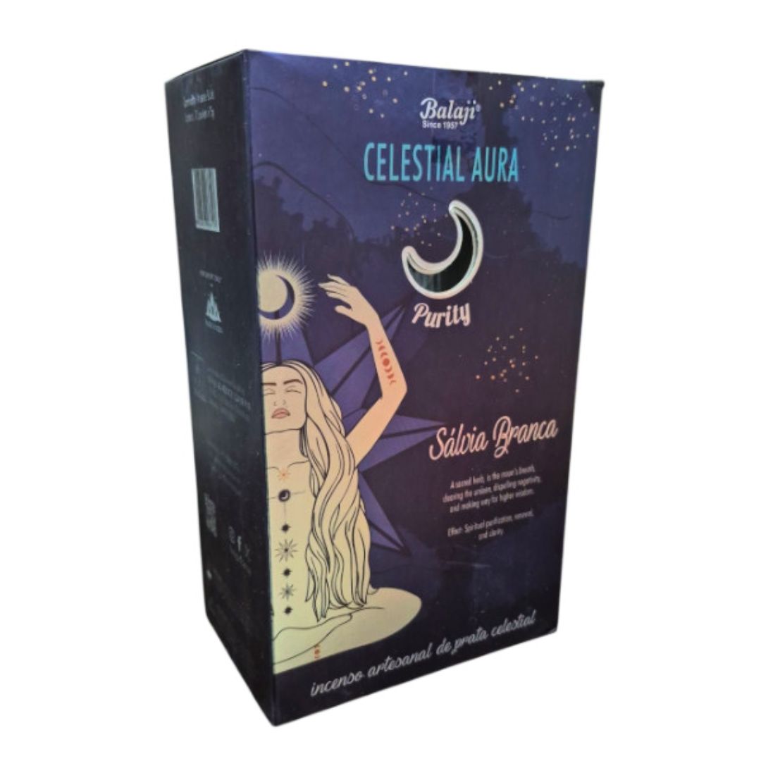 Balaji Celestial Aura Purity White Sage incense sticks pack