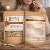 Bacopa Brahmi Capsules 500mg – Focus • Awareness • Clarity