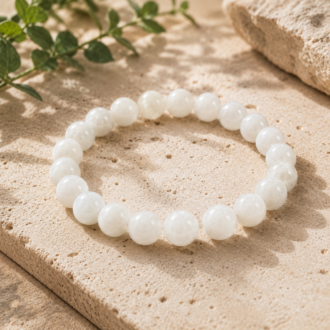 Blue Moonstone Bracelet 8mm