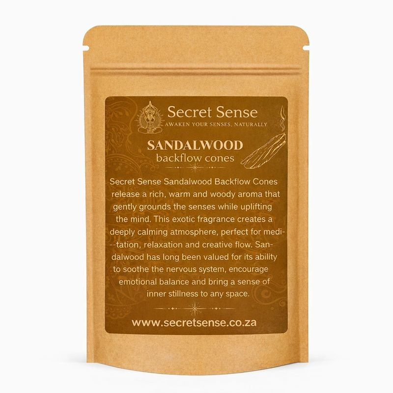 Secret Sense Sandalwood Backflow Cones