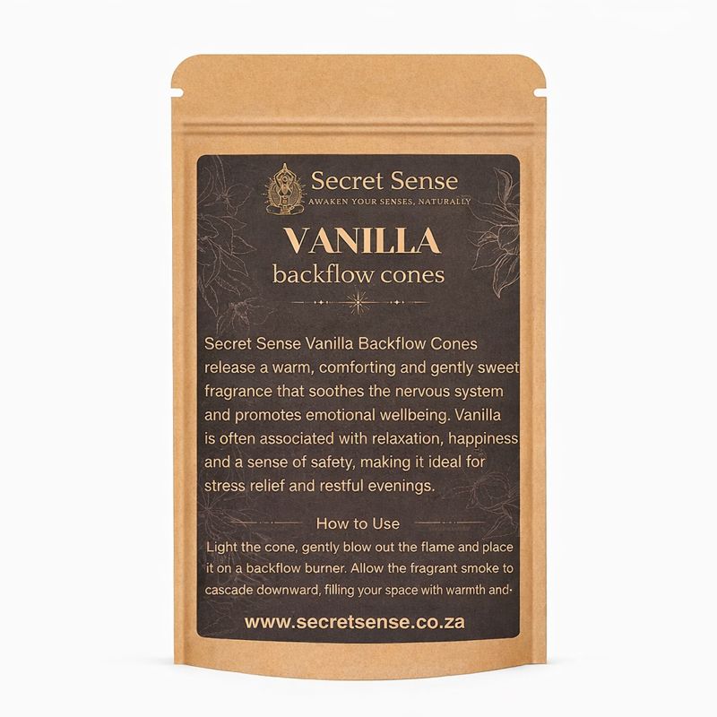 Secret Sense Vanilla Backflow Cones