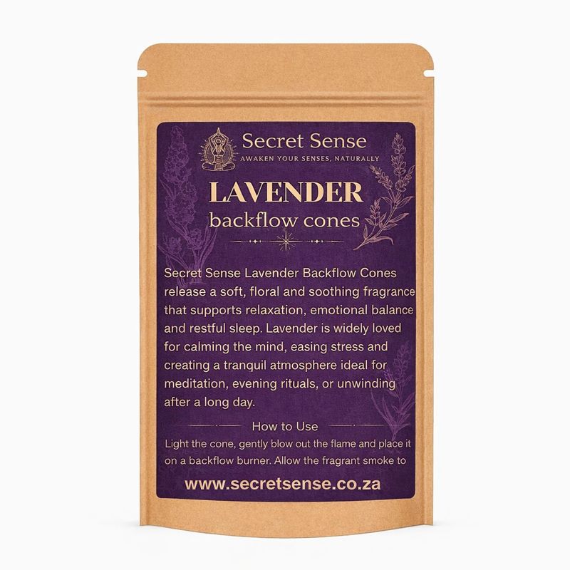 Secret Sense Lavender Backflow Cones