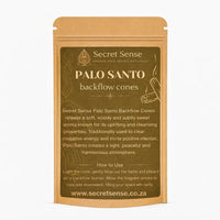 Secret Sense Palo Santo Backflow Cones