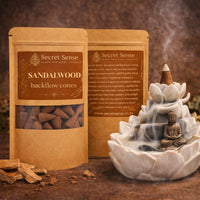 Secret Sense Sandalwood Backflow Cones