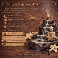 Secret Sense Vanilla Backflow Cones