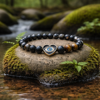 Protection Bracelet with Evil Eye – Grounding Stones