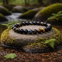 Protection Bracelet – Obsidian, Tourmaline & Tiger’s Eye