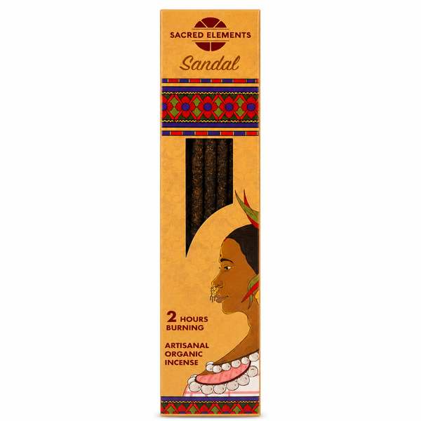 Sacred Elements Sandalwood Incense sticks - Artisanal Organic Incense
