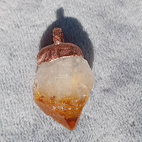 Citrine Crystal Shown in Palm – Compact Size Ideal for Daily Energy Support