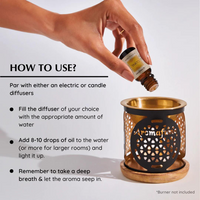 Amber bottle of Aromafume Copal essential oil diffuser blend