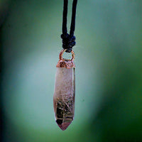 Smoky Quartz Crystal Pendant 