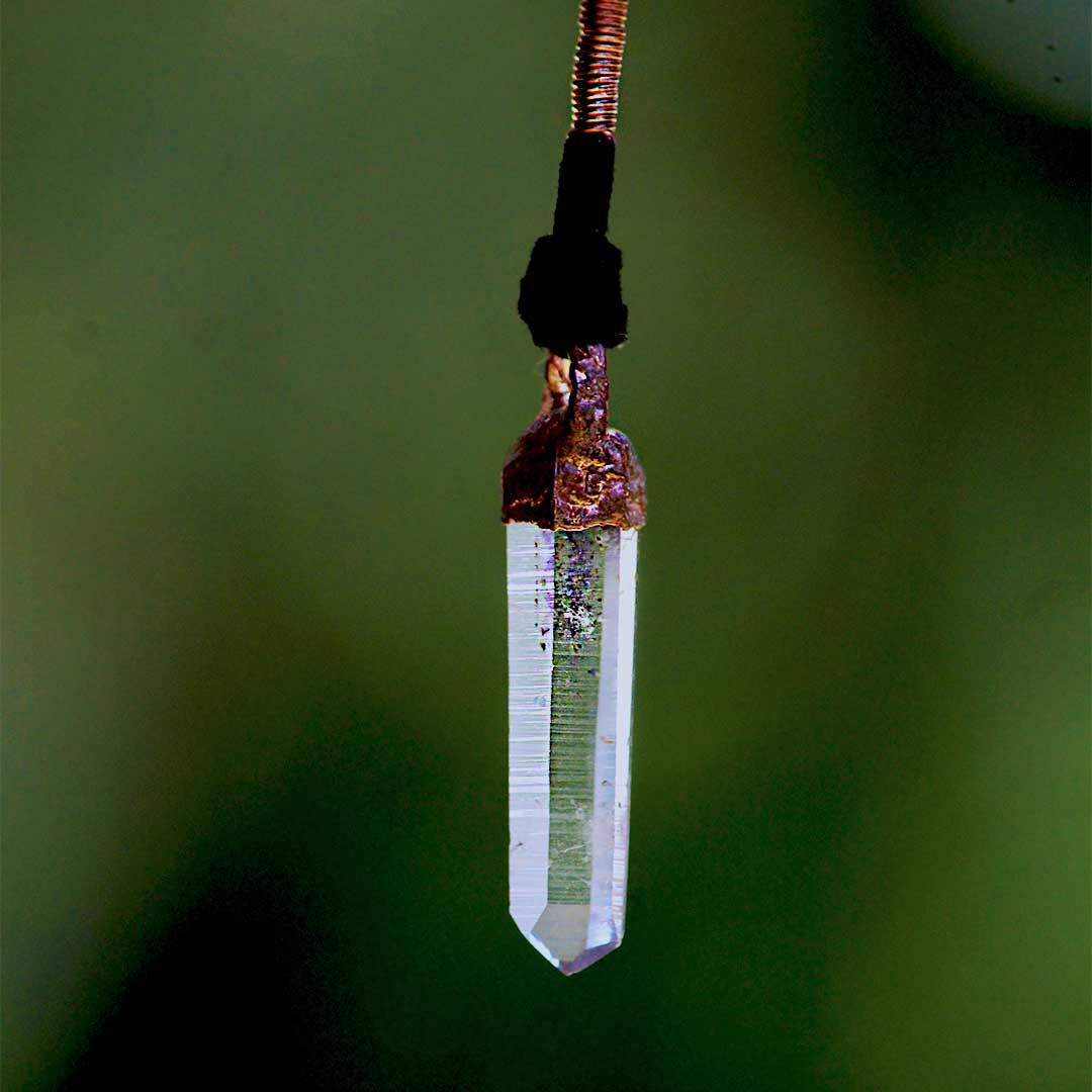 Brandberg Amethyst Crystal Pendant