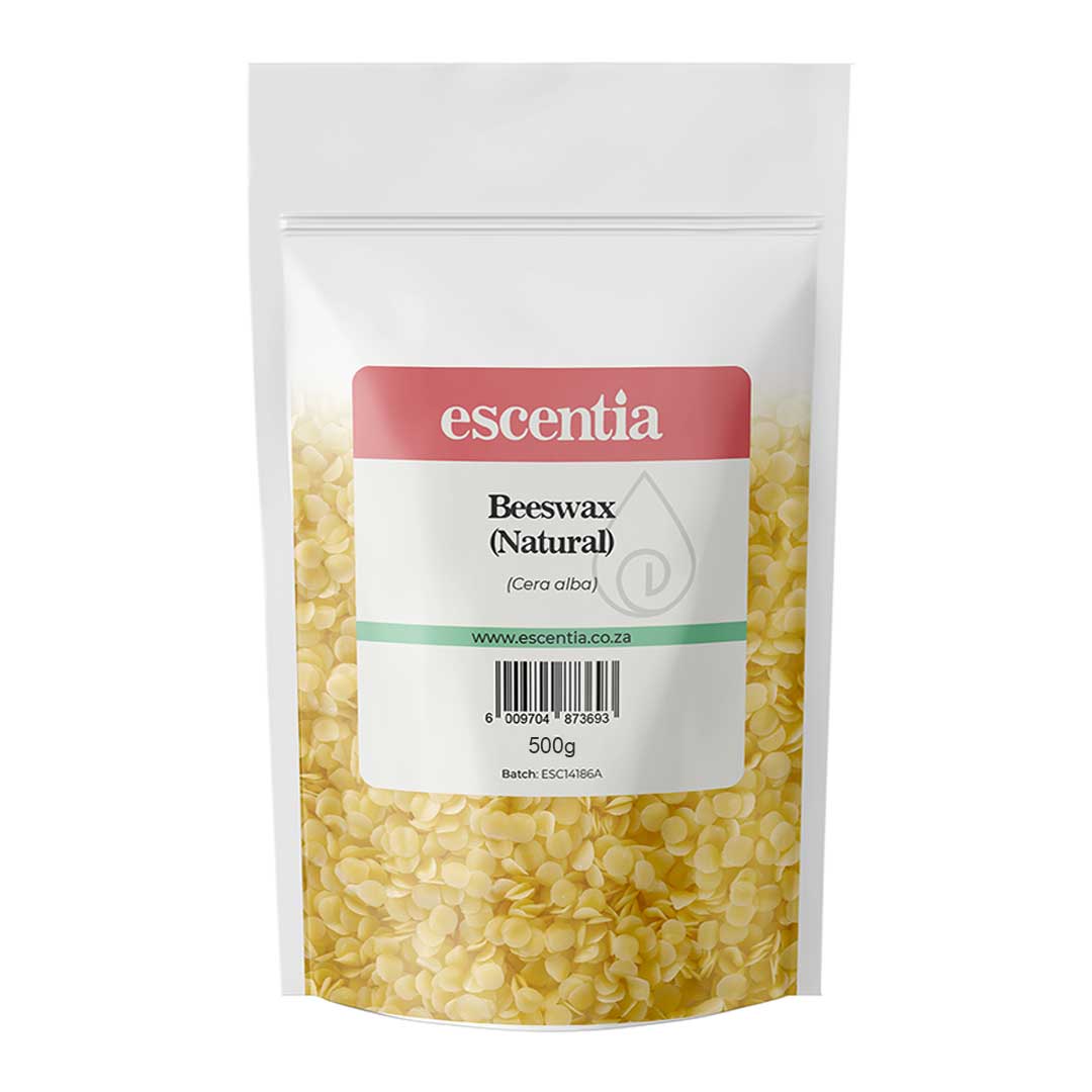 Bag of beeswax by escentia on a white background
