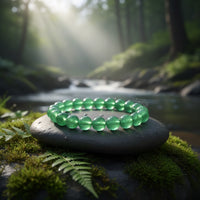Green Aventurine Crystal Bracelet 8mm (18cm) | Secret Sense SA