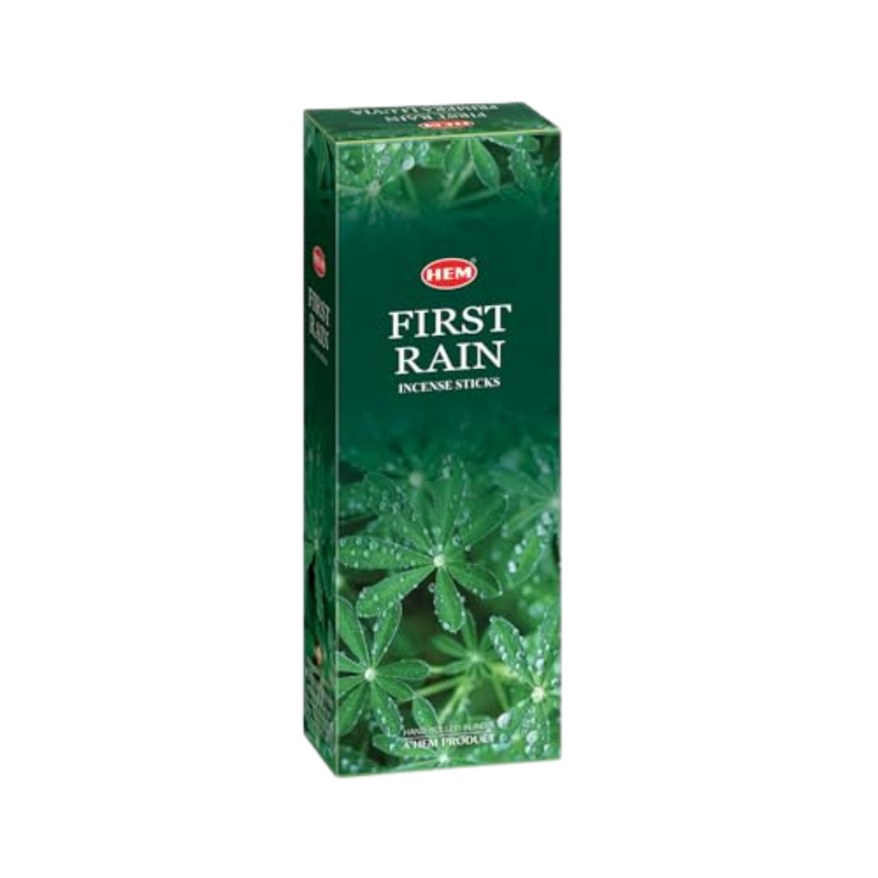 HEM First Rain Incense Sticks - Hex Box 6 pack