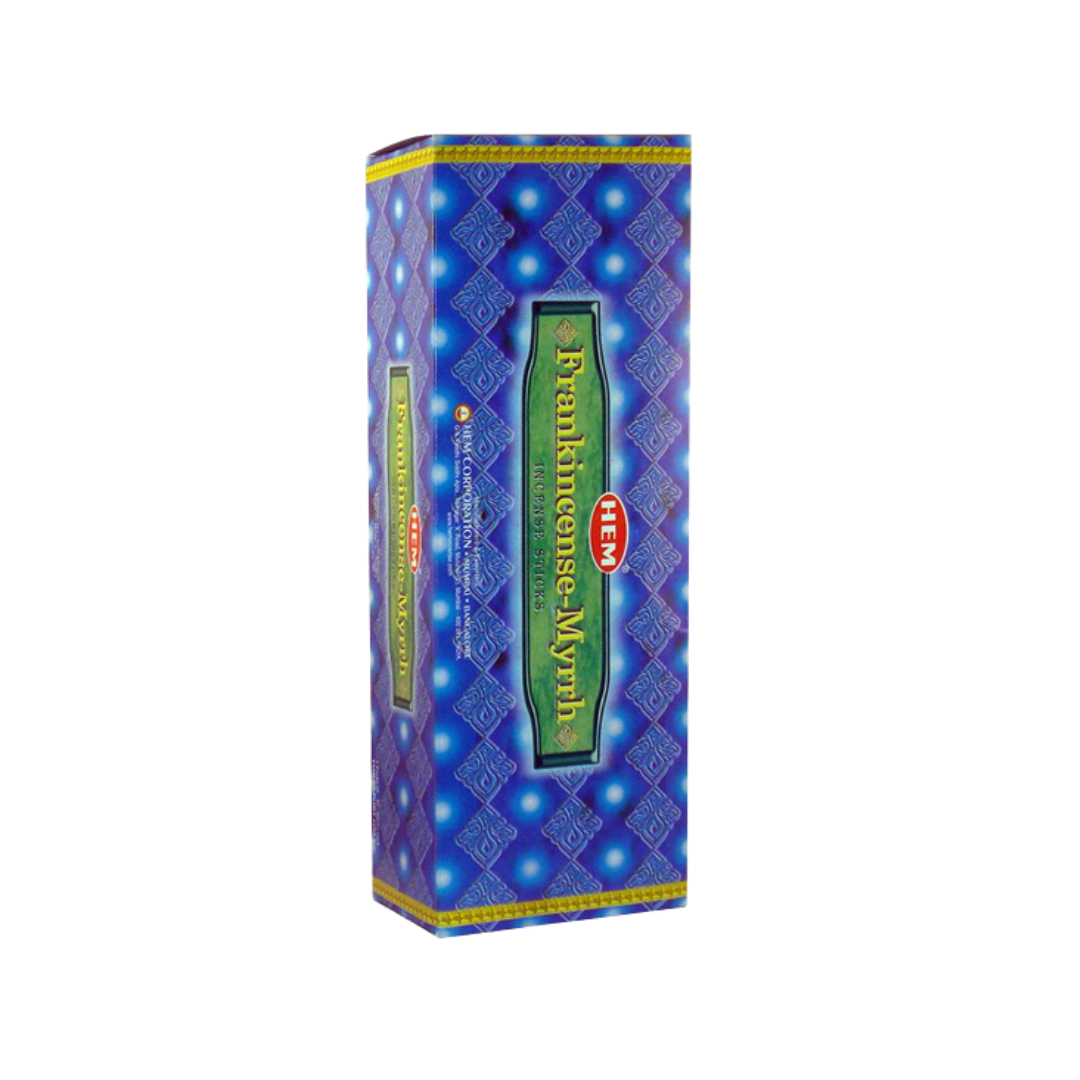 HEM Frankincense - Myrrh Incense Sticks - Hex Box