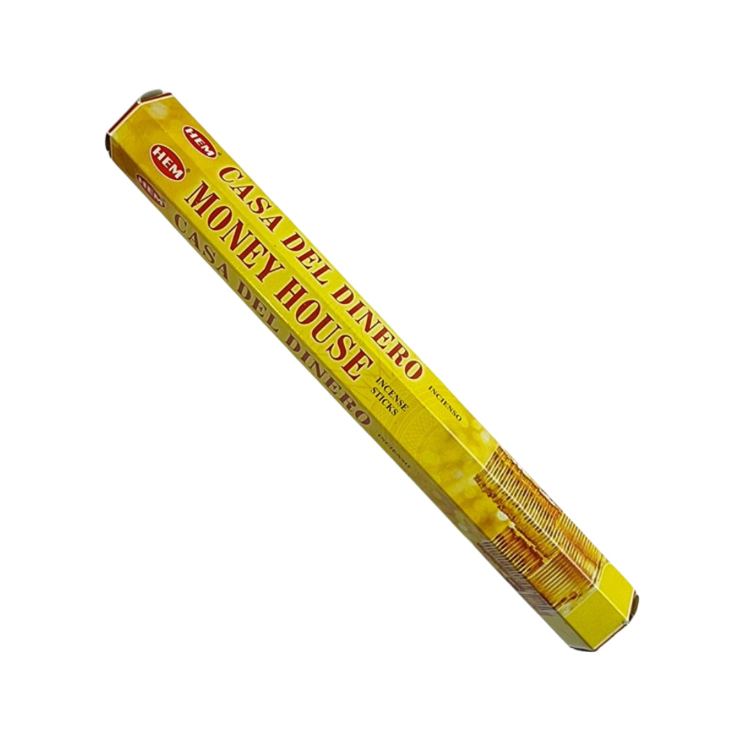 HEM Money House Incense Sticks - Hex Box (20 Sticks)