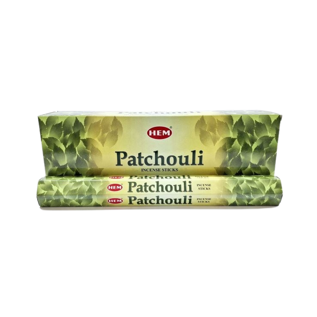 HEM Patchouli Incense Sticks - Hex Box (20 Sticks)