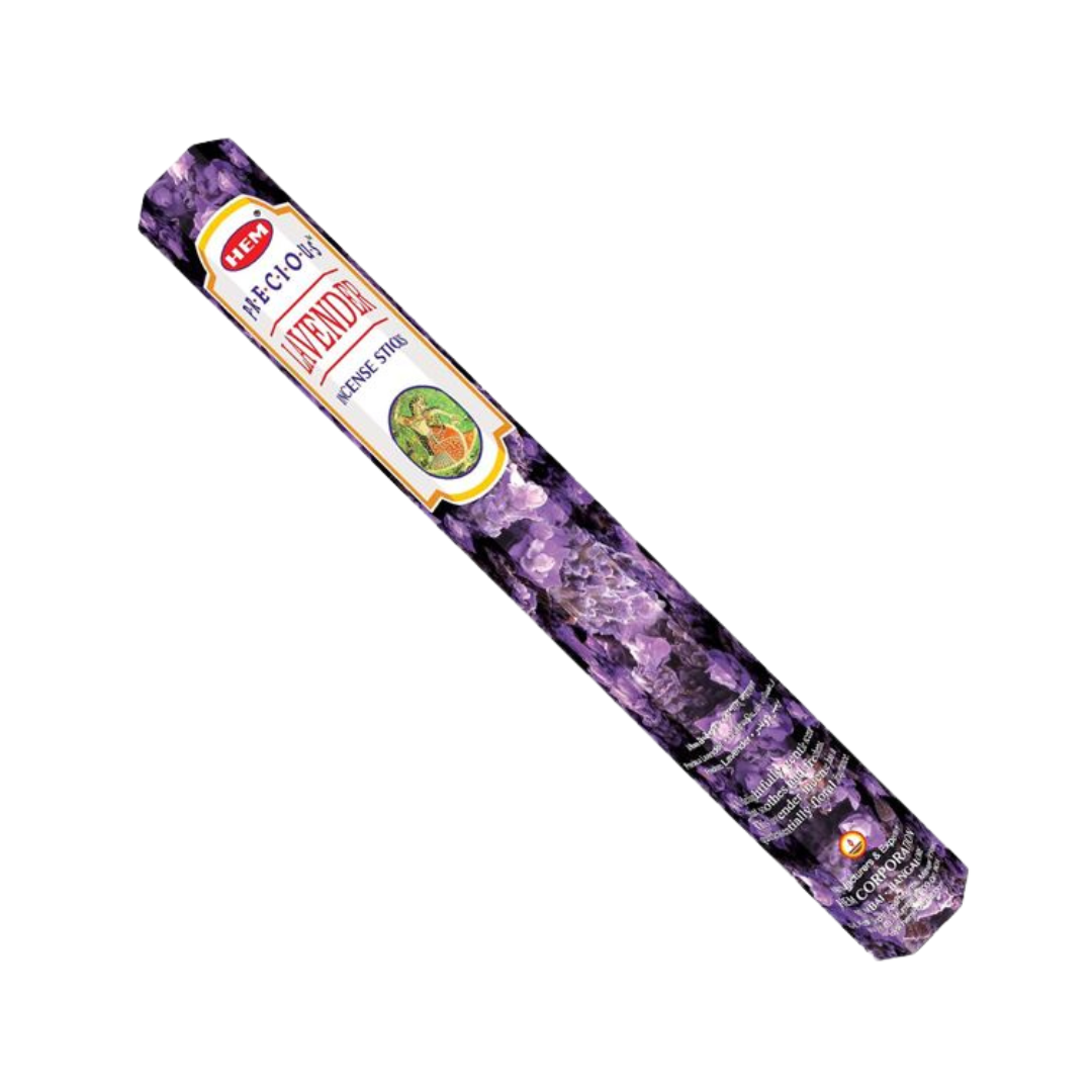 HEM Precious Lavender Incense Sticks - Hex Box (20 Sticks)