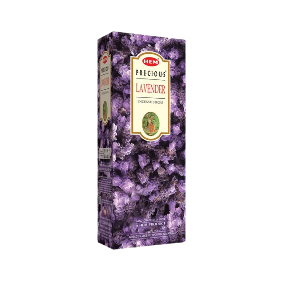 HEM Precious Lavender Incense Sticks - Hex Box (20 Sticks)