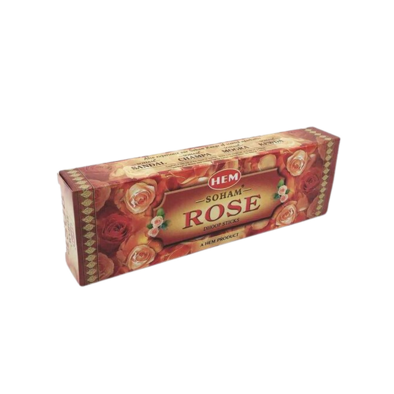 HEM Soham Rose Dhoop Sticks (10 per box)