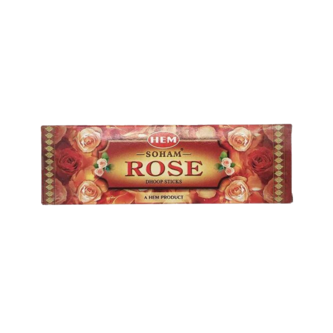 HEM Soham Rose Dhoop Sticks (10 per box)