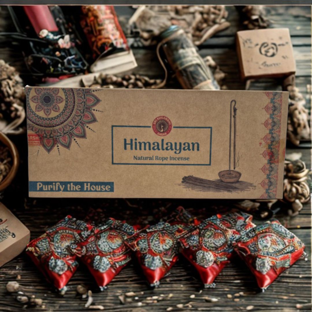 Harsha Himalayan rope incense Purify the House pack