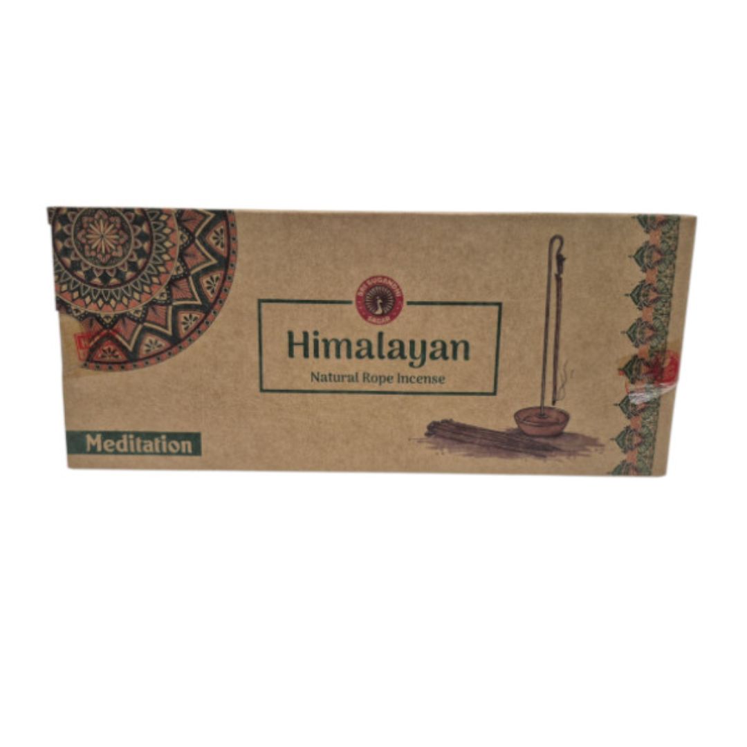Harsha Himalayan rope incense meditation pack with 10 ropes