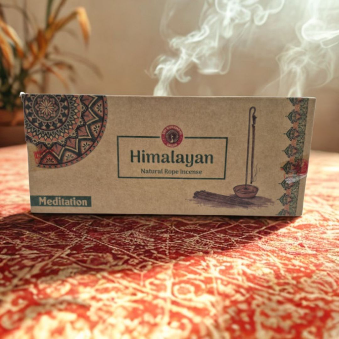 Harsha Himalayan rope incense meditation pack with 10 ropes