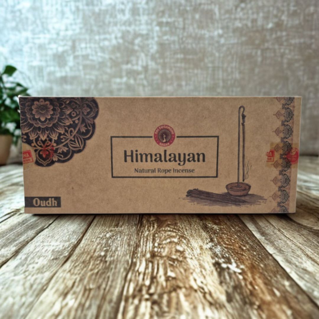 Harsha Himalayan rope incense pack with 10 ropes